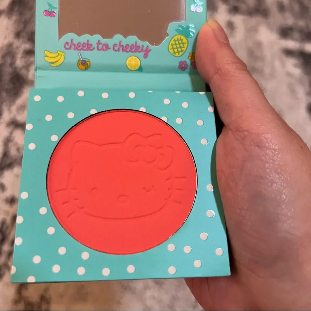 ColourPop x Hello Kitty Pressed Powder Blush Aloha Honey